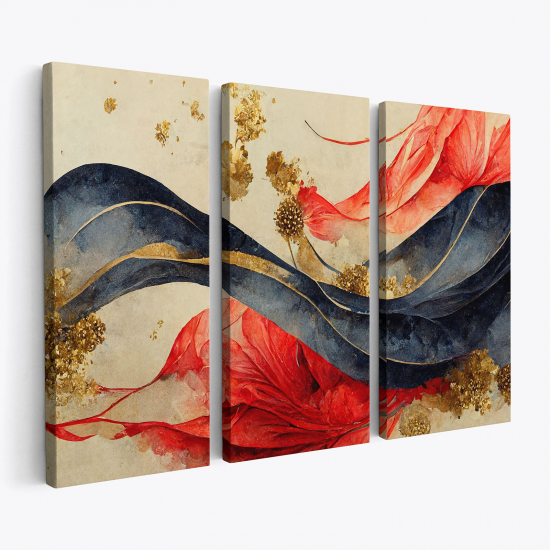 Leinwandbild 3-teilig - Design