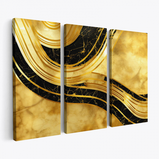 Leinwandbild 3-teilig - Design