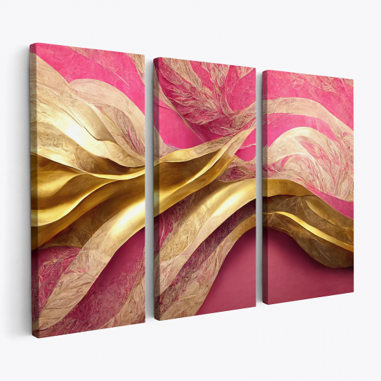 Leinwandbild 3-teilig - Design