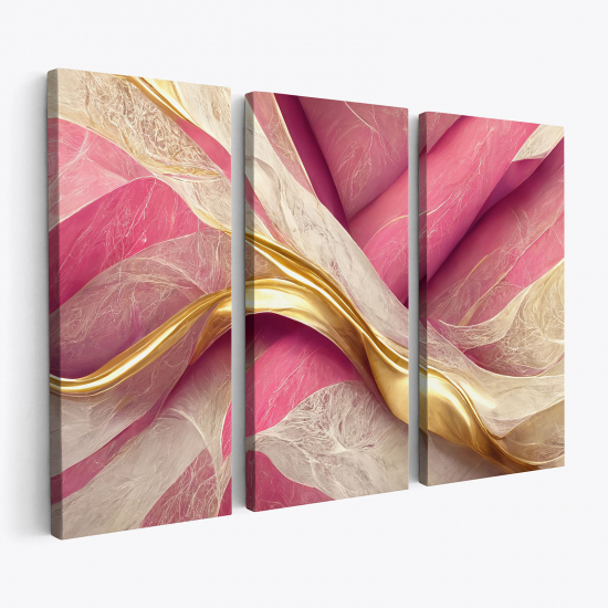 Leinwandbild 3-teilig - Design