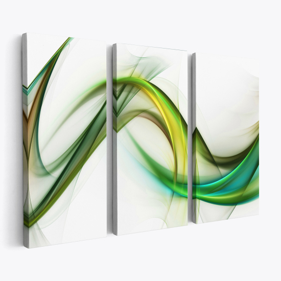 Leinwandbild 3-teilig - Design