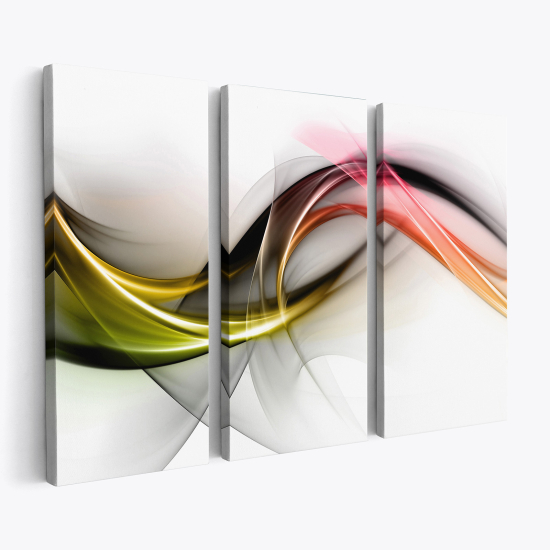 Leinwandbild 3-teilig - Design