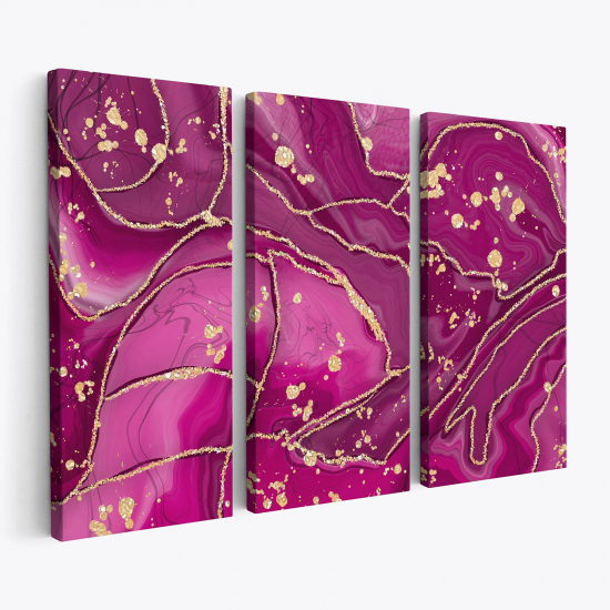 Leinwandbild 3-teilig - Design