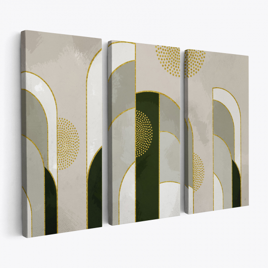 Leinwandbild 3-teilig - Elegante Bögen