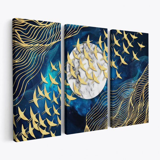 Leinwandbild 3-teilig - Lune Design