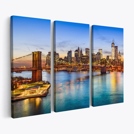 Leinwandbild 3-teilig - New York