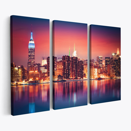 Leinwandbild 3-teilig - New York