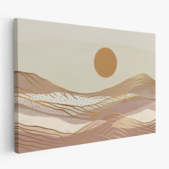 Leinwandbild - Abstrakte Landschaft