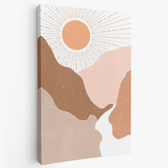Leinwandbild - Abstrakte Landschaft