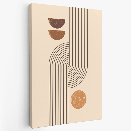 Leinwandbild - Boho geometrisches Muster