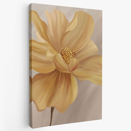 Leinwandbild - Gelbe Blume