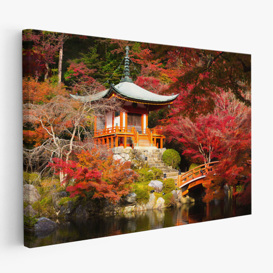Leinwandbild - Japanischer Tempel
