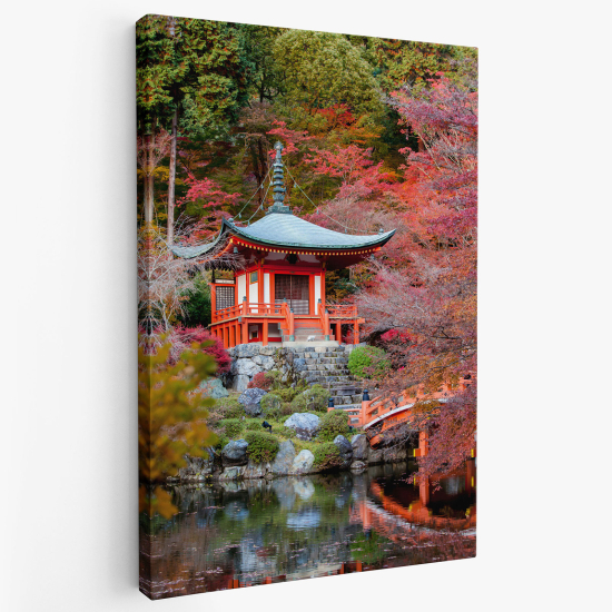 Leinwandbild - Japanischer Tempel