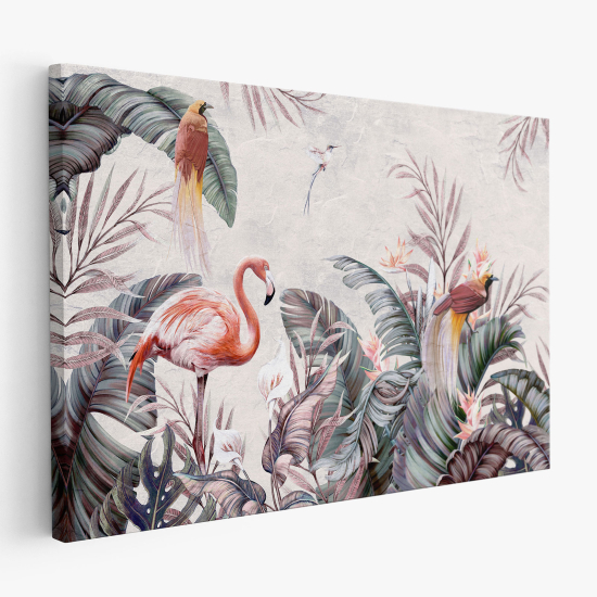 Leinwandbild - Rosa Flamingo