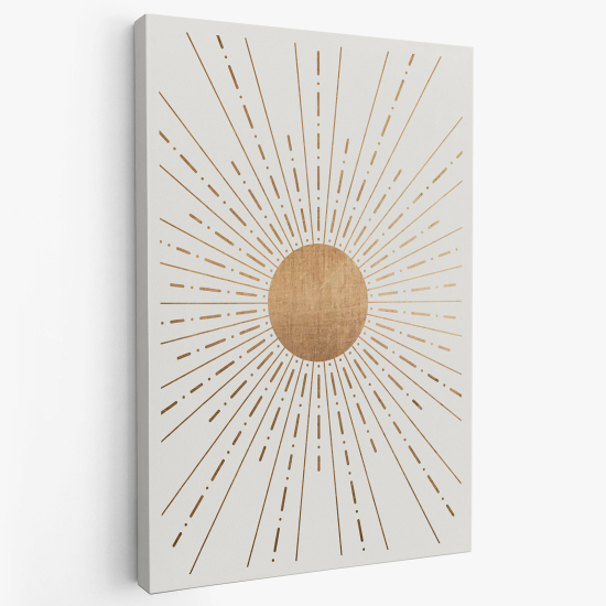 Leinwandbild - Sonne Boho