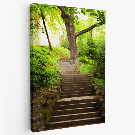Leinwandbild - Treppen