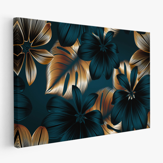 Leinwandbild - Tropische Blumen