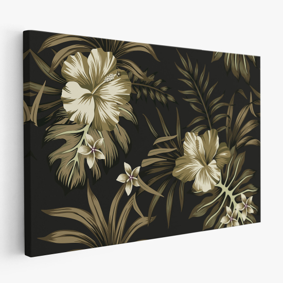 Leinwandbild - Tropische Blumen