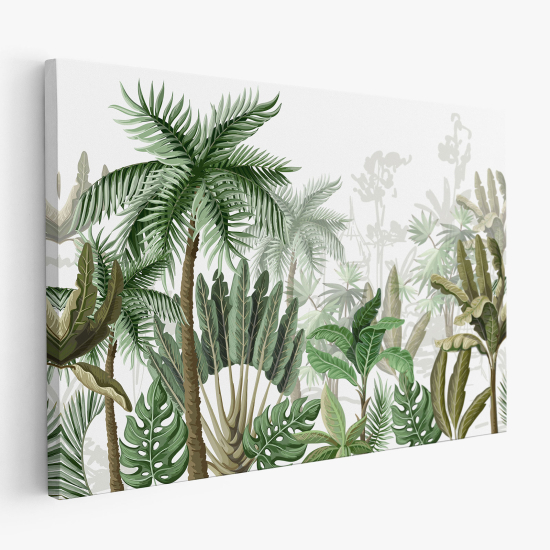 Leinwandbild - Tropischer Wald