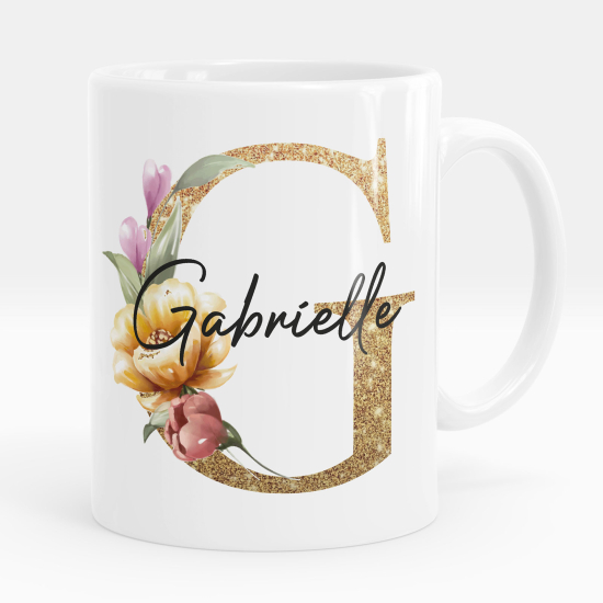Personalisierte Tasse - Buchstabe G
