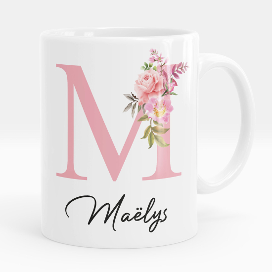 Personalisierte Tasse - Buchstabe M