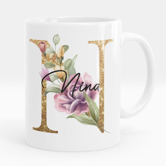 Personalisierte Tasse - Buchstabe N