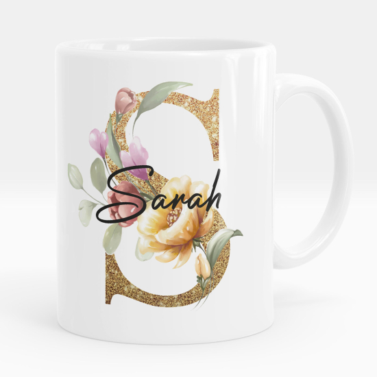 Personalisierte Tasse - Buchstabe S