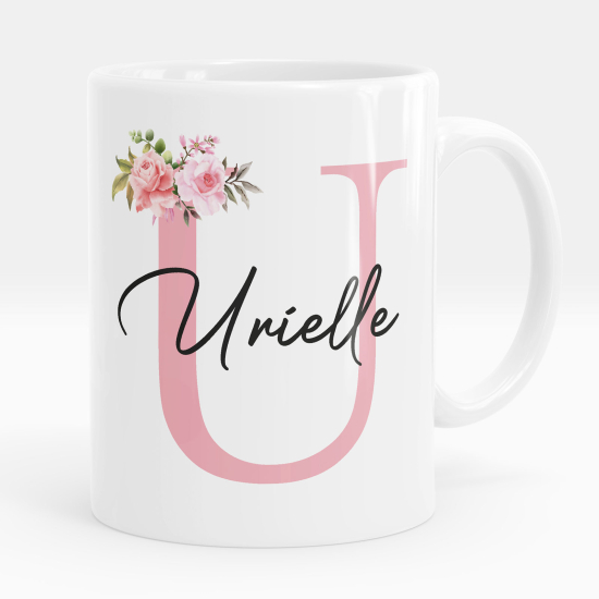 Personalisierte Tasse - Buchstabe U
