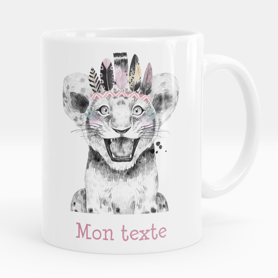 Personalisierte Tasse - Indisches Löwenjunges