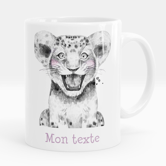 Personalisierte Tasse - Löwenjunges