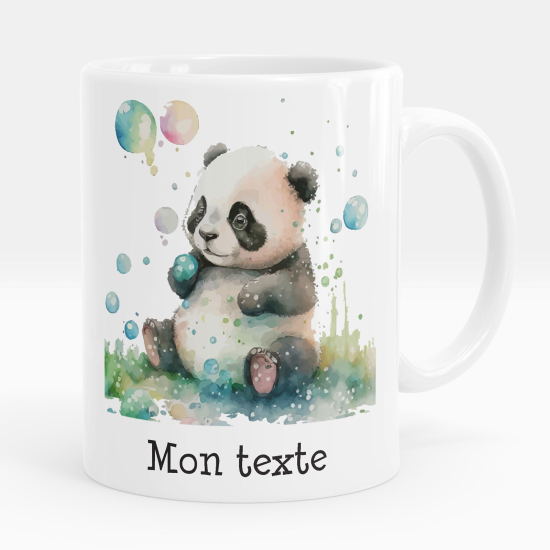 Personalisierte Tasse - Panda Blasen