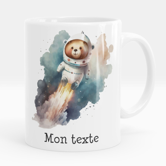 Personalisierte Tasse - Raketenbär
