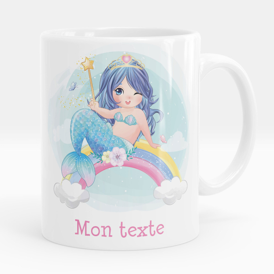 Personalisierte Tasse - Regenbogen-Sirene