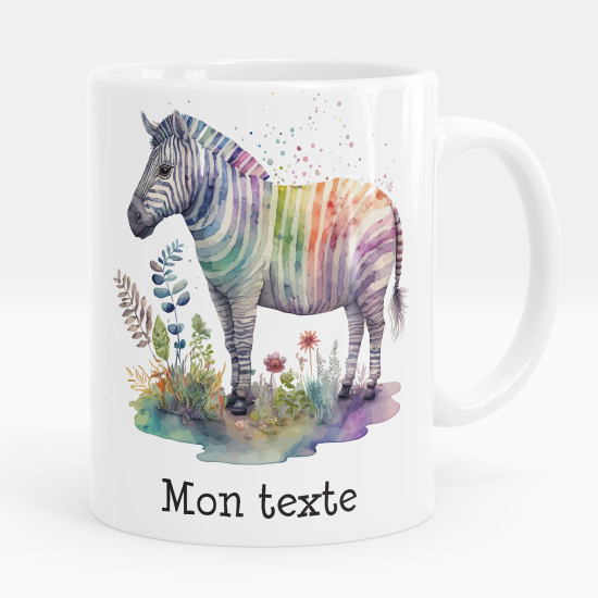 Personalisierte Tasse - Zebra