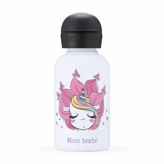 Personalisierte Thermosflasche für Kinder - Einhorn