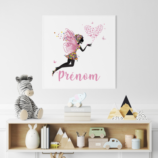 Personalisiertes Kinderposter - Herzfee