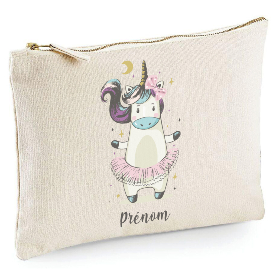 Personalisiertes Täschchen - Einhorn-Tänzerin