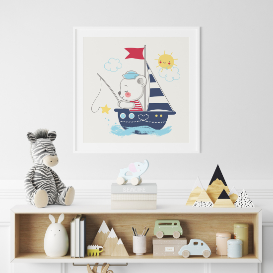 Poster Kinder - Bärenboot