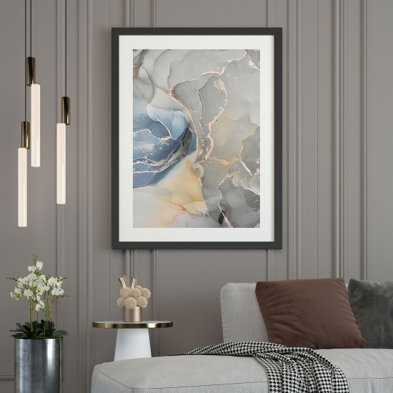 Poster - Marmor-Effekt