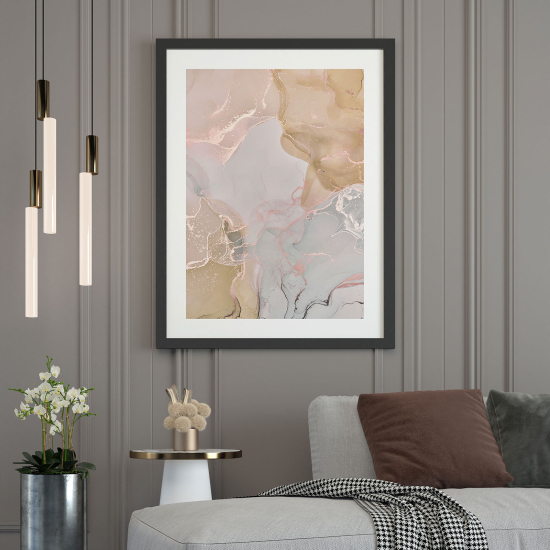 Poster - Marmor-Effekt