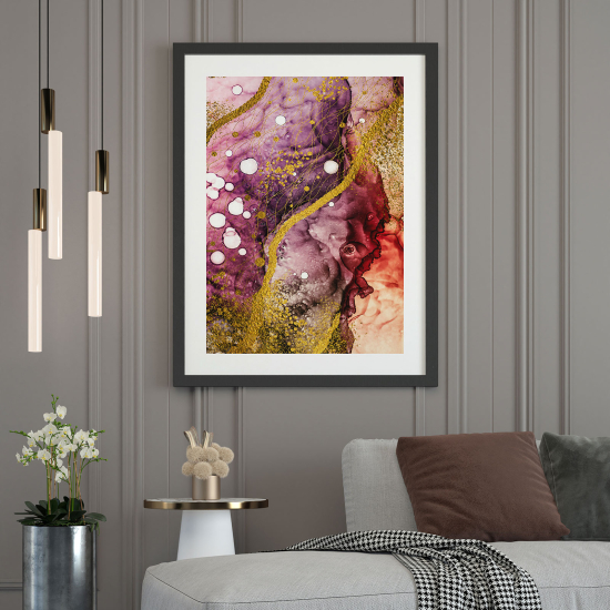 Poster - Marmor-Effekt