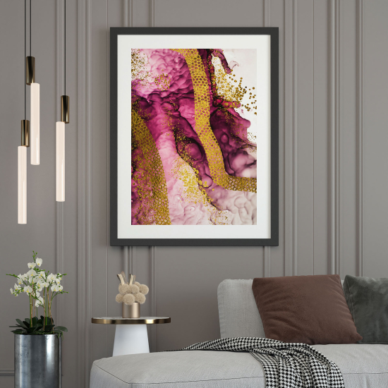 Poster - Marmor-Effekt