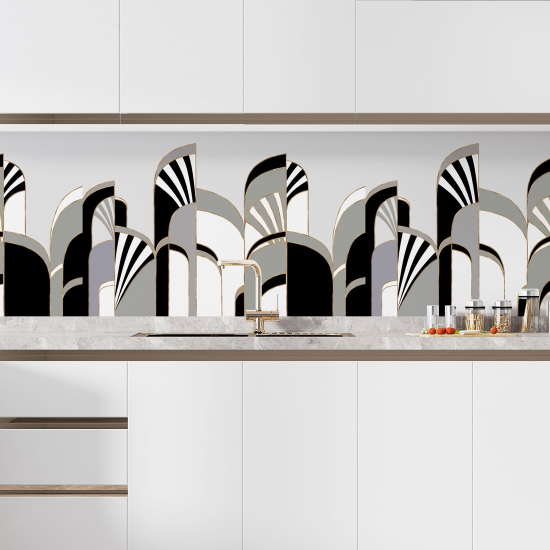 Selbstklebende Küchenrückwand - Arches Design