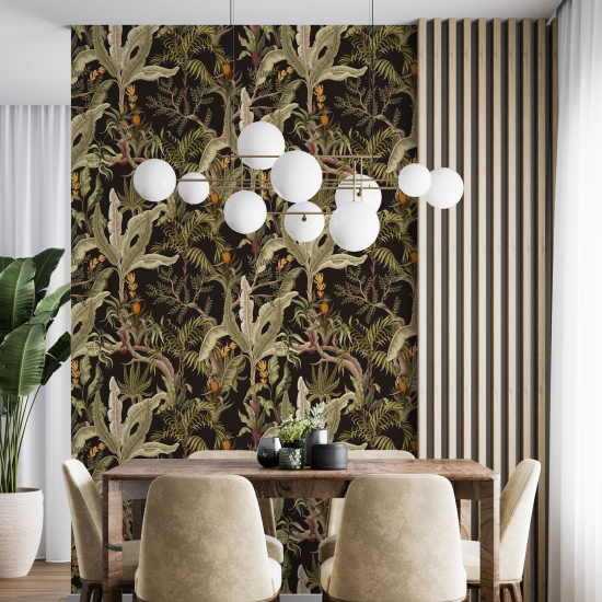 Tapete - Botanisches Motiv