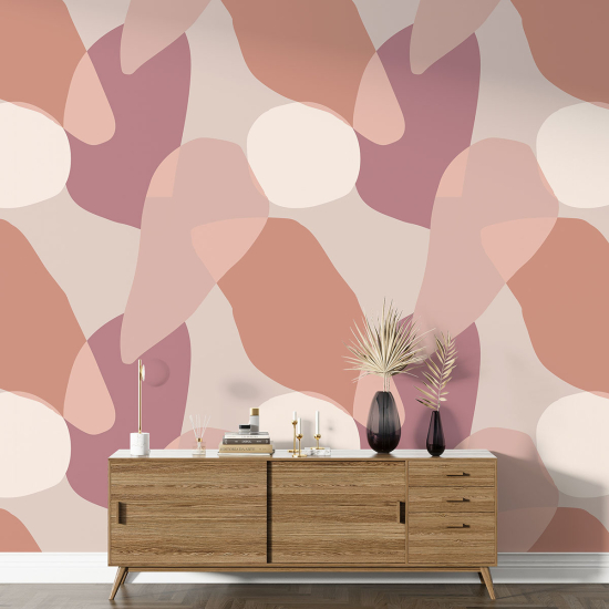 Tapete mit großem Muster - Design