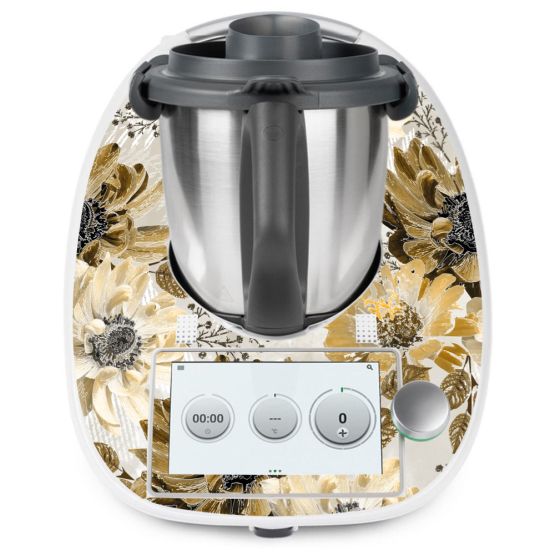 Thermomix Aufkleber für TM6 - Blumen