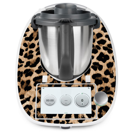 Thermomix Aufkleber für TM6 - Leopardenmuster