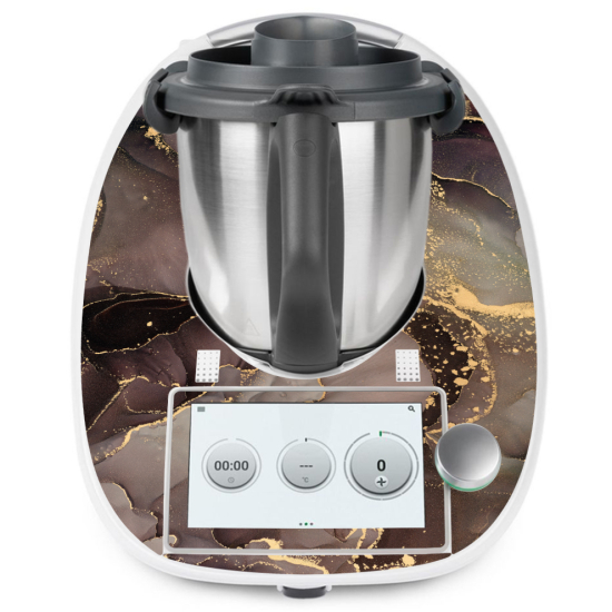 Thermomix Aufkleber für TM6 - Marmor-Effekt