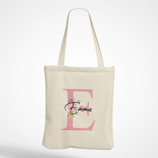 Tragetasche Personalisiert - Buchstabe E
