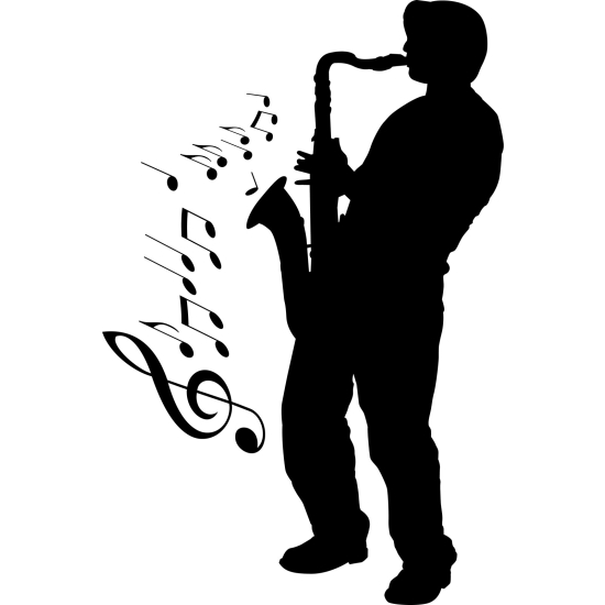 Wandtattoo - Jazzman